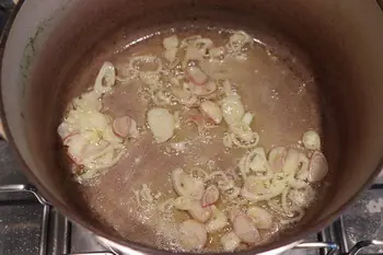 Épinards et champignons au pesto : Étape 1