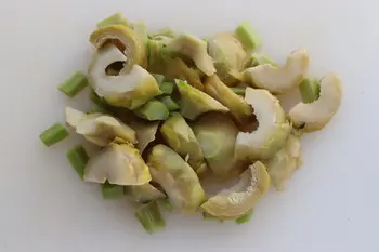 Petits légumes verts en sauce Mornay : Étape 1