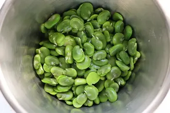 Petits légumes verts en sauce Mornay : Étape 2