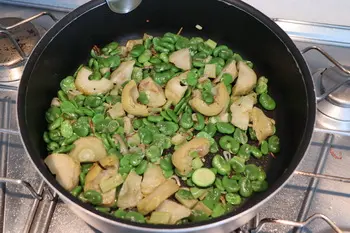 Petits légumes verts en sauce Mornay : Étape 8