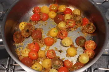 Haricots verts à la crème de tomates : Étape 7