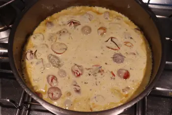 Haricots verts à la crème de tomates : Étape 8