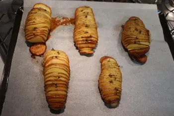 Pommes de terre hasselback ou "à la suédoise" : Étape 9