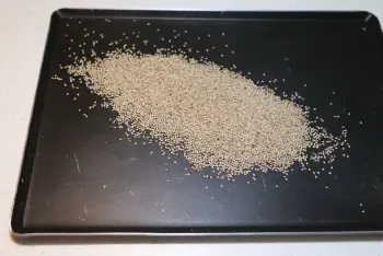 Épinards et chou fleur avec une béchamel au sésame : Étape 1