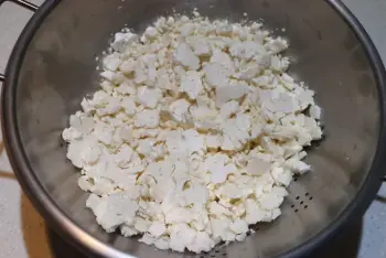 Épinards et chou fleur avec une béchamel au sésame : Étape 2