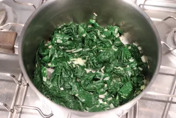 Épinards et chou fleur avec une béchamel au sésame : Étape 7