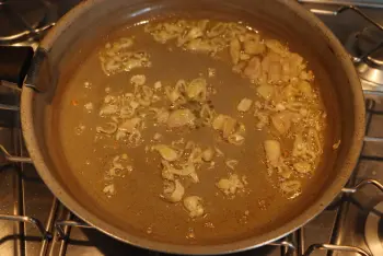 Petits pois nouveaux aux amandes : Étape 5