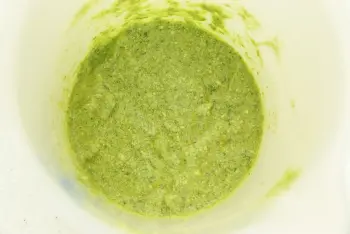 Haricots verts à la crème feta et basilic : Étape 2