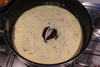 Haricots verts et pommes de terre à la crème de Morbier : Étape 6