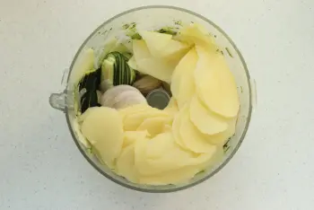 Scarpaccia courgettes et pommes de terre : Étape 2