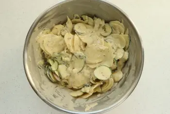 Scarpaccia courgettes et pommes de terre : Étape 6