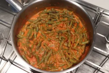 Haricots verts à la tomate et au cheddar : Étape 8