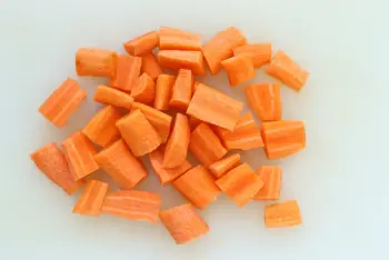 Carottes et navets épicés rôtis au Parmesan : Étape 1