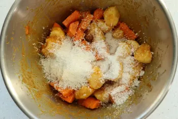 Carottes et navets épicés rôtis au Parmesan : Étape 5