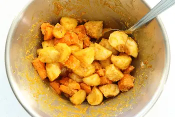 Carottes et navets épicés rôtis au Parmesan : Étape 6