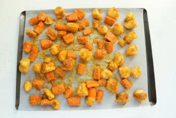 Carottes et navets épicés rôtis au Parmesan : Étape 7