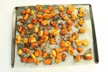 Carottes et navets épicés rôtis au Parmesan : Étape 8