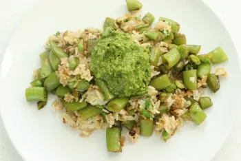 Petits pois nouveaux à l'italienne