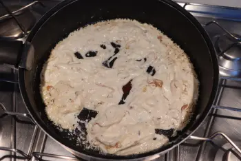 Épinards crémeux à la lombarde : Étape 6