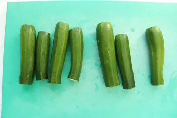 Courgettes ripiene : Étape 1