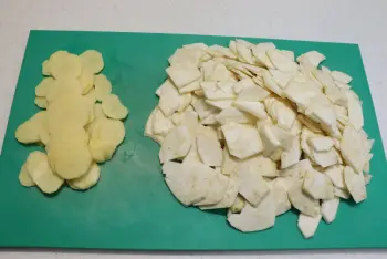 Purée de céleri : Étape 2