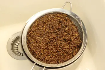 Lentilles à l'oseille et feta : Étape 3