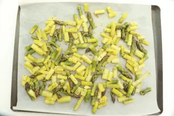 Asperges vertes rôties au citron et parmesan : Étape 3