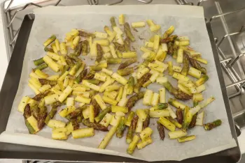Asperges vertes rôties au citron et parmesan : Étape 5