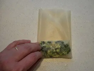 Bricks aux épinards : Étape 6