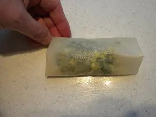 Bricks aux épinards : Étape 7