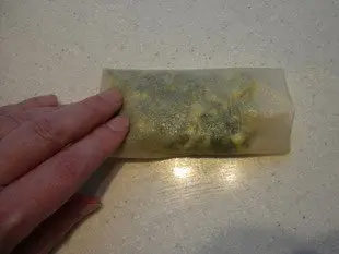 Bricks aux épinards : Étape 8