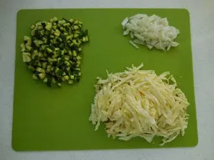 Sauté de légumes verts : Étape 1