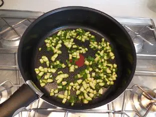 Sauté de légumes verts : Étape 2