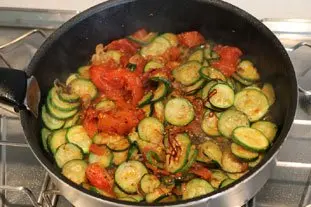 Oeufs tomates-courgettes : Étape 8