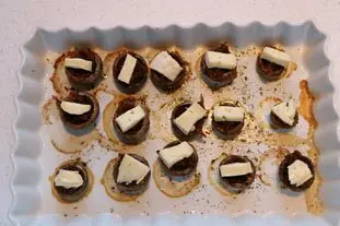 Champignons farcis : Étape 4