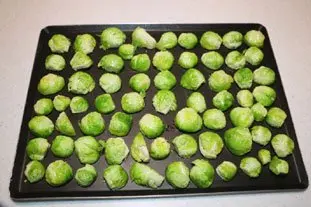 Choux de Bruxelles au four : Étape 3