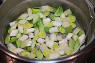 Galette croustillante poireaux-pommes de terre : Étape 2