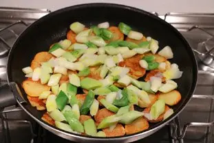 Galette croustillante poireaux-pommes de terre : Étape 5