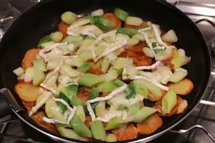 Galette croustillante poireaux-pommes de terre : Étape 7