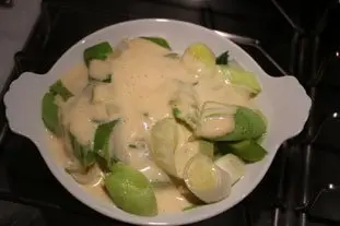 Poireaux vapeur et sabayon aux morilles