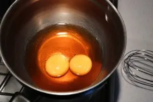 Poireaux vapeur et sabayon aux morilles : Étape 5