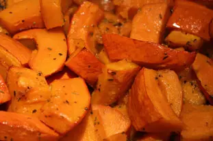 Potimarron braisé au jus de viande