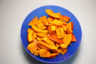 Potimarron braisé au jus de viande : Étape 2