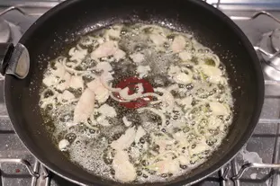 Oeufs aux shiitakés : Étape 3