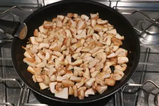 Oeufs aux shiitakés : Étape 4