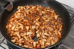 Oeufs aux shiitakés : Étape 6