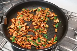 Oeufs aux shiitakés : Étape 7