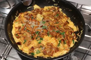 Oeufs aux shiitakés : Étape 9