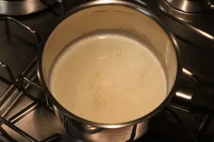 Oeufs pochés aux épinards et lait de Comté : Étape 3