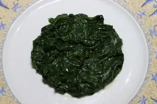 Oeufs pochés aux épinards et lait de Comté : Étape 7